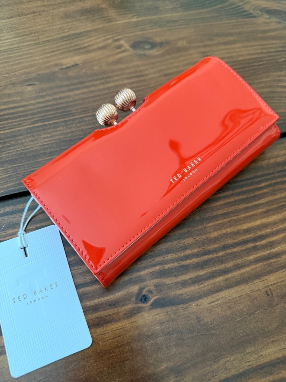 Ted Baker Felicee Bobbie Matinee Wallet - in RED